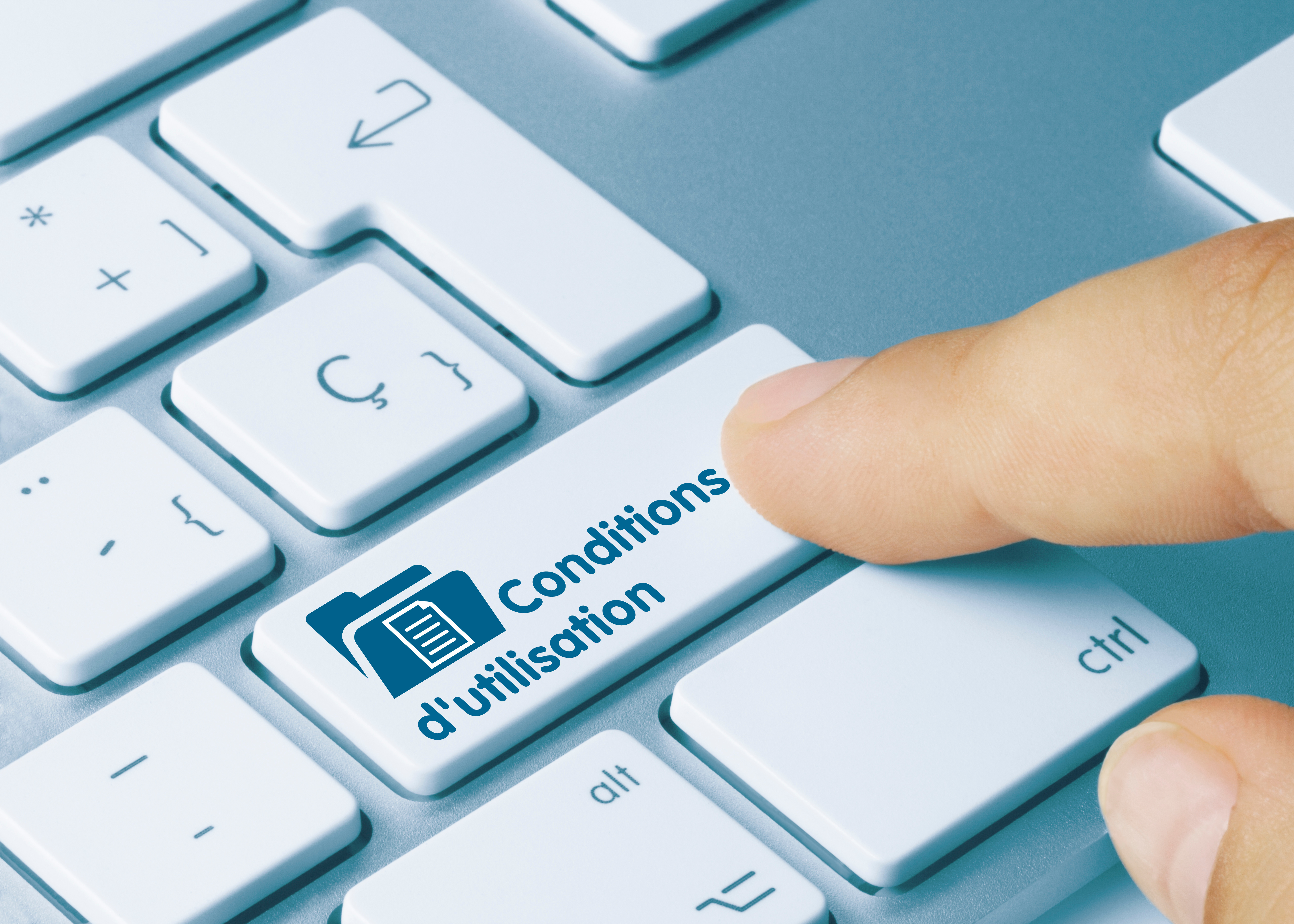 Clavier - conditions d'utilisation