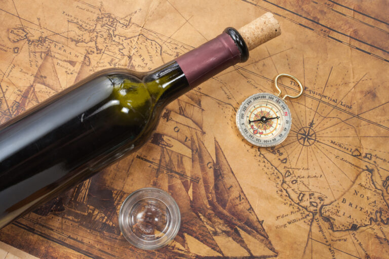 Voyager avec de l'alcool