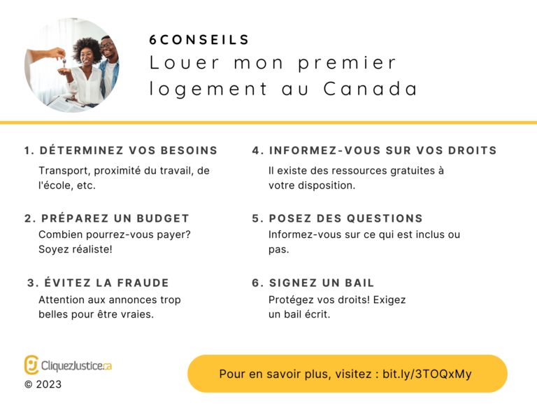 6 conseils : Louer mon premier logement au Canada
