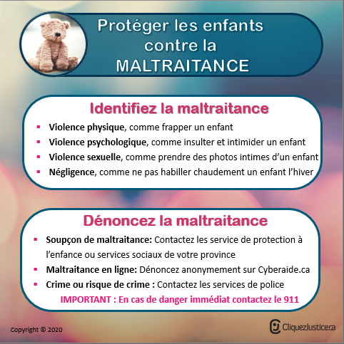 Protéger un enfant victime de maltraitance